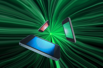 Telecommunications concept.