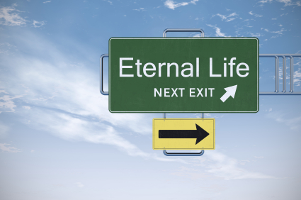 Eternal Life Road Sign