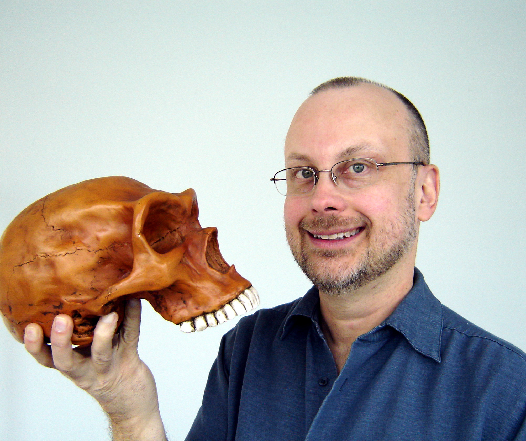 Robert J Sawyer skull