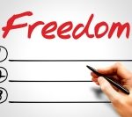 Freedom blank list, business concept