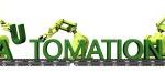Automaticering - productie van het woord "AUTOMATION"