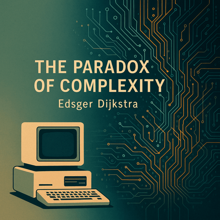 Edsger Dijkstra and the Paradox of Complexity in AI & Computing