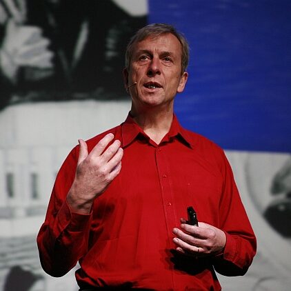 Kevin Warwick photo taken by Robert Scoble